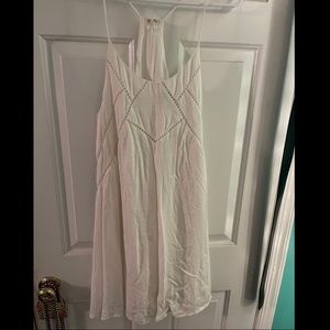 Lulus Easy Honey Ivory Slip Dress- Large